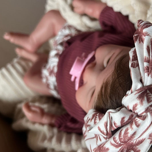 Muñeca reborn niña realista de vinilo 45 cm