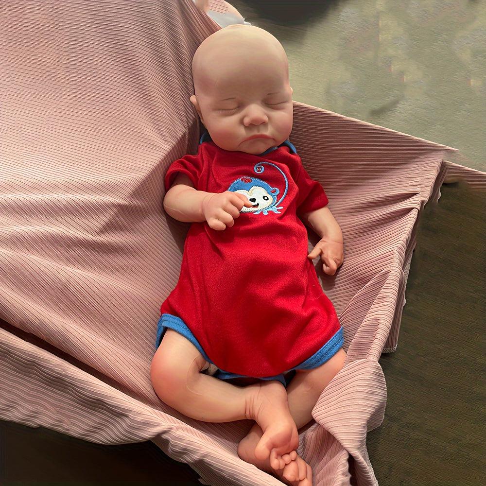 Muñeco reborn niño realista de silicona 45 cm