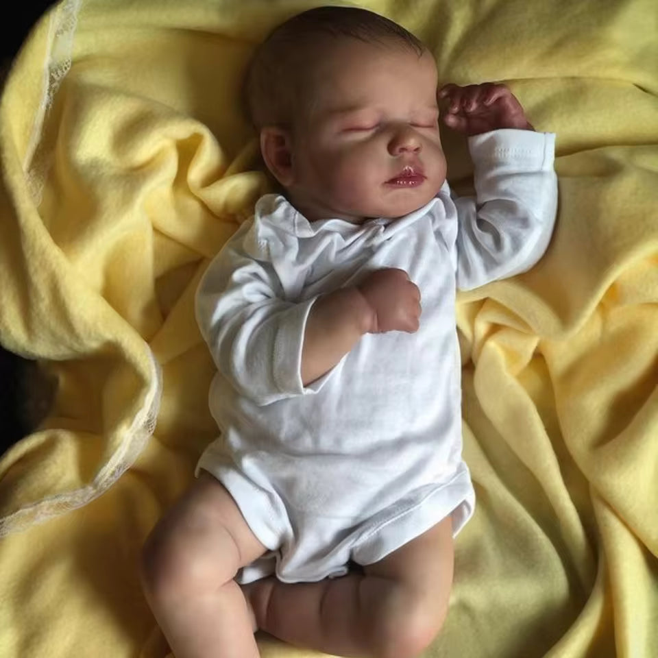 Lily • Bebé reborn de vinilo 50 cm • Unisex • Realista