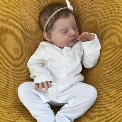 Muñeca reborn niña realista de silicona 50 cm