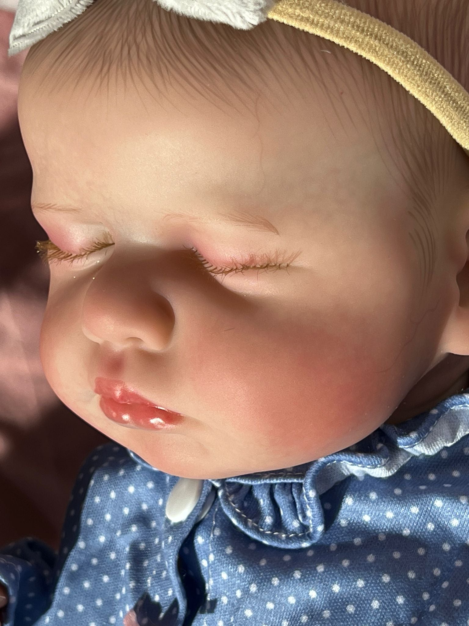 Muñeca reborn niña realista de vinilo 50 cm